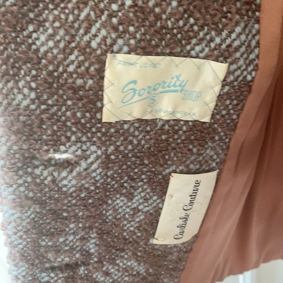 COPY - Vintage coat with fur trim collar - Picture 3 of 10